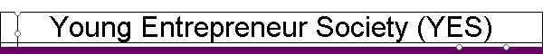 Young Entrepreneur Society (YES)